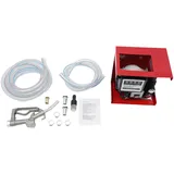 Dieselpumpe 230V 550W 60L/Min Selbstsaugende Dieselpumpe mit Zähler und manueller Ölpistole Kraftstoffpumpe mit Filter und 2/4M Schläuchen für Diesel Übertragung