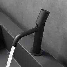 doporro Einhandmischer Schwarz matt
