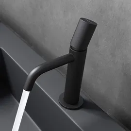 doporro Einhandmischer Schwarz matt