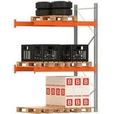 REGALWERK ARTUS-Palettenregal Anbaufeld 3800-2 HxBxT 3000x1985x1100 mm mit 2 x Ebenen
