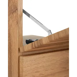 WELLTIME Waschbeckenunterschrank WELLTIME "Ravenna", braun (eichefarben), B:60cm H:59cm T:35cm, Schränke, Waschbeckenunterschrank, Breite 60 cm, mit Soft-Close-Funktion