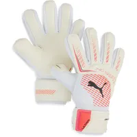Puma Ultra Pro NC, Torwarthandschuhe, PUMA White-Glowing Red-PUMA Black,