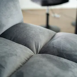 Home Deluxe Pokerstuhl drehbar 2er Set ACE - Hellgrau