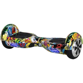 Robway W1 Hoverboard | DAS ORIGINAL ® Hoverboards für Kinder Jugendliche & Erwachsene - APP Steuerung - 2 x 350 Watt Motoren - Self-Balance Funktion - Bluetooth (Grafit Blau)