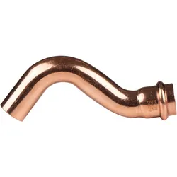 Kupfer Pressfitting Überbogen 22 mm Innen x Aussen V+M-Kontur DVGW