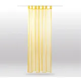 BestLivings Schlaufenschal Noella Transparent 140x245cm, Farbe: gelb - lemongelb,