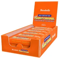 Barebells Barebells Protein Riegel Bar Sport (12 x 55g),Softbar Peanut Caramel Riegel, 12 er Packung à 12,00 St., 660 g, Hoher Proteingehalt, Wenig Zucker