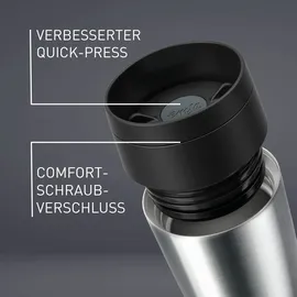 Emsa Travel Mug Classic edelstahl 0,36 l
