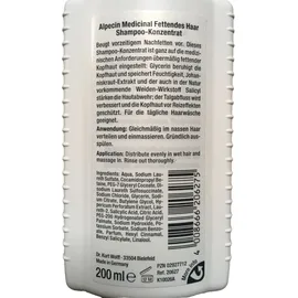 Dr. Kurt Wolff Alpecin Medicinal Shampoo-Konzentrat fettendes Haar 200 ml