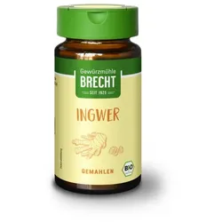 Brecht Ingwer gemahlen im Glas bio