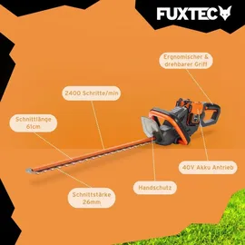 FUXTEC FX-E2HSSET 61 cm inkl. 2 x 20V Li-Ion