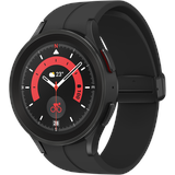 Samsung Galaxy Watch5 Pro black titanium 45 mm LTE D-Buckle Sport Band black M/L