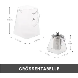 KARACA Giza Gläserne Teekanne