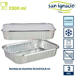 San Ignacio KINVARA - Set mit 2 Hondas Aluminiumschalen 2300 ml