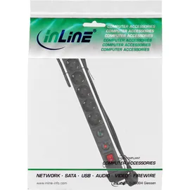 InLine Steckdosenleiste 1,50 m Schwarz 6 St.
