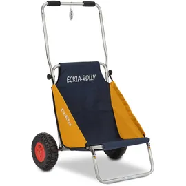 Eckla Bollerwagen Beach Rolly blau/gelb
