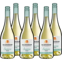 Jechtinger Secco Perlwein weiß - leichte Sekt-Alternative fein-herb, prickelnd, fruchtig und erfrischend - für viele Gelegenheiten (6 x 0,75l)