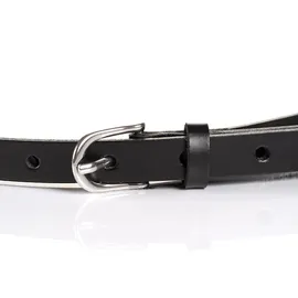Tom Tailor Damengürtel Leder 1,5 cm schwarz 100
