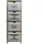 Mobili Rebecca Nachtschrank Rebecca 24 x 97 x 30 cm Braun/Weiß