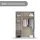 Rauch Wäscheschrank VOYAGER 140 x 194 x 53 cm Grau