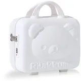 Balakaka Kosmetikkoffer Hartschale 10L mit Griff, Kosmetikkoffer mit Code Wasserdicht und Verschleißfest, Kleine Tragbare Beauty Case Kosmetikkoffer Reise für Damen Mädchen, White