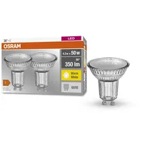 Osram PAR16 4.3W, Warm Weiß, nicht dimmbar, GU10 2-pack