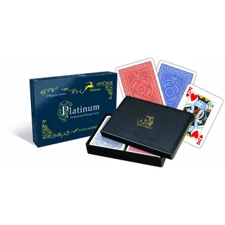 Modiano 2 Regular Index Ramino Platinum Spielkarten