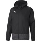 Puma Herren teamGOAL 23 Training Rain Jack Regenjacke Black-Asphalt, XL