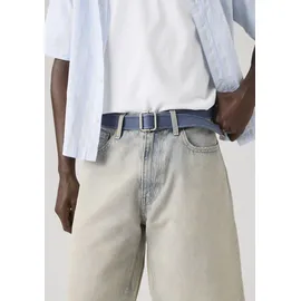 Levi's Stoffgürtel Baumwolle blau 90