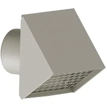 Kermi x-well Wetterschutzgitter NW 125, Aluminium, weiß