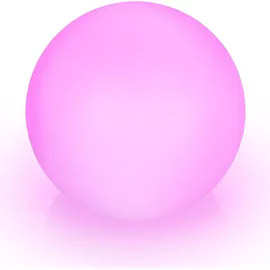 meine wunschleuchte 2er Set LED Solarkugeln mit RGB Farbwechsel & Erdspieß Gartenkugeln, Ø 30cm