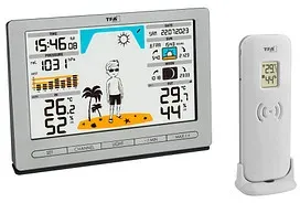 Preisvergleich Produktbild TFA® 35.1097 METEO JACK Wetterstation silber