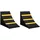 vidaXL Unterlegkeil 2 Stk. 29 x 16 x 19 cm Gummi