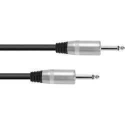 Psso RE-10 Lautsprecherkabel Klinke 2×2,5 1m sw, Lautsprecherkabel