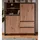 furn.design Highboard 120 x 140 cm Eiche Artisan / Anthrazit