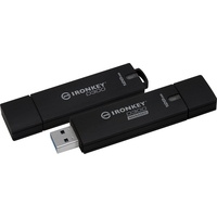 Kingston IronKey D300SM 64 GB schwarz USB 3.0