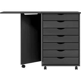 vidaXL MOSS Aktenschrank 51,5 x 13,7 x 51,5 cm Grau