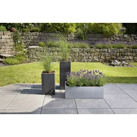 Scheurich Pflanzgefäß C-Cube Long Serie 240 schwarz granit 60 cm