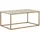 Beliani Couchtisch Gold, Beige, Holzwerkstoff, 100x45x60 cm, Wohnzimmer, Wohnzimmertische, Couchtische