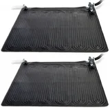 Intex Solarmatte für Pools 2 Stk. PVC 1,2x1,2 m Schwarz 28685