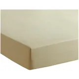 Traumschlaf Spannbettlaken Jersey 120 x 200 - 130 x 200 cm taupe