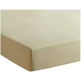 Traumschlaf Spannbettlaken Jersey 120 x 200 - 130 x 200 cm taupe