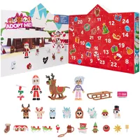 Adopt me! AME0174 - Adventskalender, 24 Überraschungen inkl. Tieren,