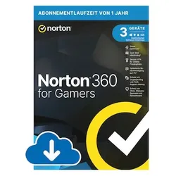 Norton 360 for Gamers | 50GB | 3 Geräte | Download & Produktschlüssel