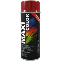 Maxi Color NEW QUALITY Sprühlack Lackspray Glanz 400ml Universelle spray Nitro-zellulose Farbe Sprühlack schnell trocknender Sprühfarbe (RAL 3011 braunrot glänzend)