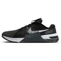Nike Metcon 8 Sneaker, Black/White-DK Smoke Grey-Smoke Grey, 38.5