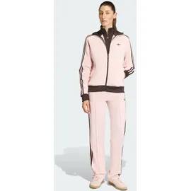 adidas CLASSIC TRACK TOP - sandy pink, aurora coffee, - L