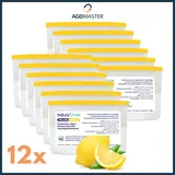 12er Set AquaFloow Luftentfeuchter Nachfüllpack - 400ml Zitrone Schimmelstop