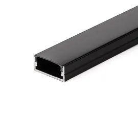 V-Tac Aluminium-Profil für Led-Streifen 2000 x 23,5 x 10 mm Schwarz