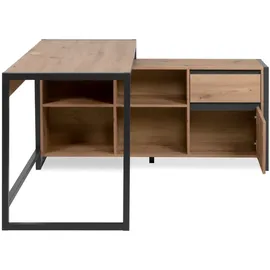 CaliCosy Eckschreibtisch Artisan Eiche / Anthrazit